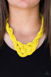 Paparazzi Accessories - A Standing Ovation - Yellow Necklace