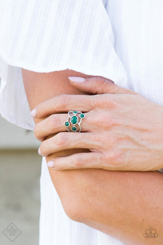 Paparazzi Accessories - Carnival Catwalk - Green Ring