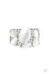 Paparazzi Accessories - Modern Moonwalk - White Ring