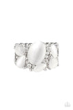 Paparazzi Accessories - Modern Moonwalk - White Ring