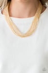 Paparazzi Accessories  - Wide Open Spaces - Gold Necklace