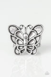 Paparazzi Accessories - Sky High Butterfly - Silver Ring