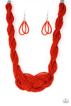 Paparazzi Accessories - A Standing Ovation - Red Necklace