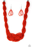 Paparazzi Accessories - A Standing Ovation - Red Necklace