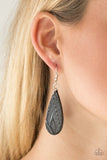 Paparazzi Accessories - Get In The Groove - Black Earing