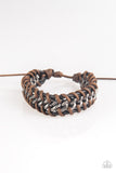 Paparazzi Accessories - Racer Edge - Brown Urban Bracelet