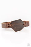 Paparazzi Accessories - Boot Camp - Brown Urban Bracelet