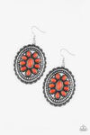 Paparazzi Accessories - Absolutely Apothecary - Orange Earrings