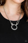 Paparazzi Accessories - Razzle Dazzle - Silver Necklace