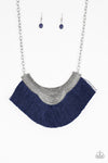 Paparazzi Accessories - My PHARAOH Lady - Blue Necklace