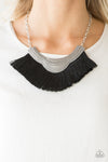 Paparazzi Accessories - My PHARAOH Lady - Black Necklace