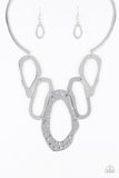 Paparazzi Accessories  - Prime Prowess - Silver Necklace