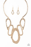 Paparazzi Accessories  - Prime Prowess - Gold Necklace