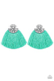 Paparazzi Accessories - Make Some Plume Green Post Earring