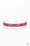 Paparazzi Accessories - Ballroom Bling - Red Bracelet