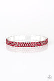 Paparazzi Accessories - Ballroom Bling - Red Bracelet