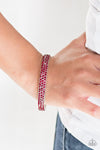 Paparazzi Accessories - Ballroom Bling - Red Bracelet