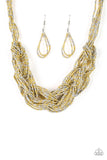 Paparazzi Accessories - City Catwalk - Gold Necklace