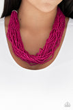 Paparazzi Accessories - The Show Must CONGO On! - Pink Necklace