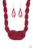 Paparazzi Accessories - A Standing Ovation - Red Necklace