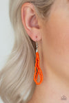 Paparazzi Accessories - Let It BEAD - Orange Necklace