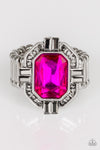 Paparazzi Accessories - Outta My Way! - Pink Ring