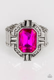 Paparazzi Accessories - Outta My Way! - Pink Ring