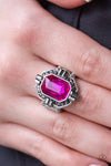 Paparazzi Accessories - Outta My Way! - Pink Ring