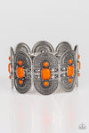 Turn Up The TROPICAL Heat - Orange Bracelet