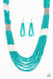 Paparazzi Accessories - Let It BEAD - Blue Necklace