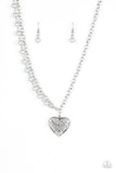 Paparazzi Accessories - Forever In My Heart - Silver Necklace