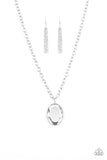 Paparazzi Accessories - Light As HEIR - White Necklace