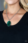 Paparazzi Accessories - Light As HEIR - Green Necklace