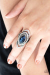 Paparazzi Accessories - Hot Off The EMPRESS - Blue Ring