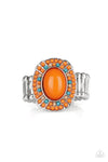 Paparazzi Accessories - Colorfully Rustic - Orange Ring