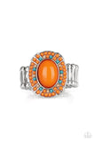 Paparazzi Accessories - Colorfully Rustic - Orange Ring