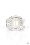 Glittering Go-Getter - Pearl White Ring