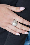 Glittering Go-Getter - Pearl White Ring