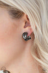 Paparazzi Accessories - Dining Out - Black Clip-On Earring