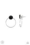 Simply Stone Dweller - Black Earring