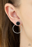 Simply Stone Dweller - Black Earring