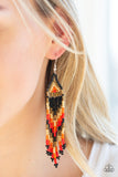 Paparazzi Accessories - Colors Of The Wind - Black Earring