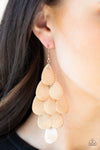 Paparazzi Accessories - Iconic Illumination Copper Earring