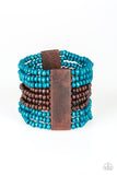 Paparazzi Accessories - JAMAICAN Me Jam - Blue Bracelet