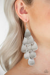 Paparazzi Accessories - Iconic Illumination - Silver Earring
