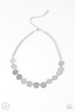 Paparazzi Accessories - Faster Than SPOTLIGHT - Silver Choker/Necklace