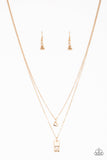 Paparazzi Accessories - Not Your Damsel - Gold Necklace