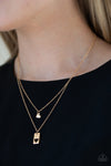 Paparazzi Accessories - Not Your Damsel - Gold Necklace