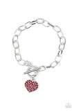 Paparazzi Accessories - Lots of Love - Red Bracelet