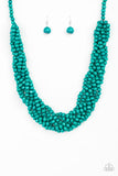 Paparazzi Accessories - Tahiti Tropic - Blue Necklace